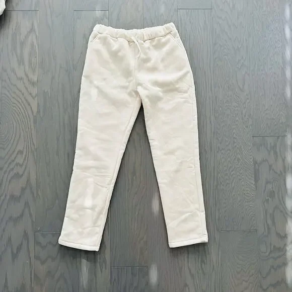 Cream 2-Piece Sweat Pants Hoodie Set - Picture 6 of 10